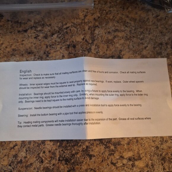 Quad One 7023 Yamaha Wheel Bearing Kit Replacement Parts Kymco Suzuki ATV UTV - Picture 5 of 6